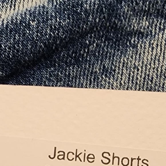 Cello Jackie Blue Denim Bermuda Shorts Cuffed Hem High Waist Plus Size 2X NWT - Picture 8 of 9